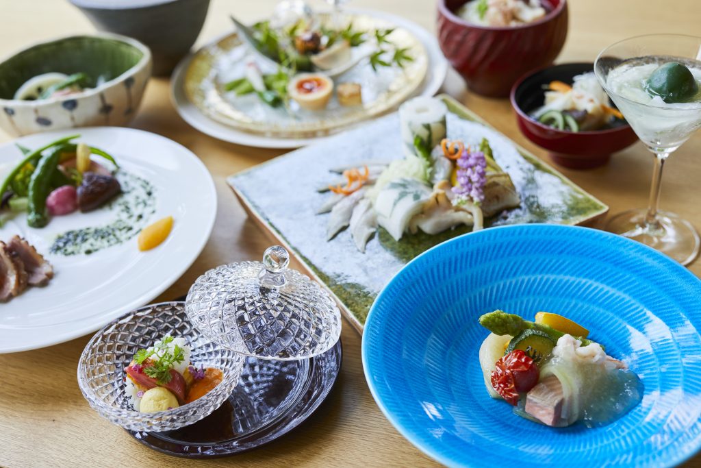 宮島離れの宿IBUKU料理